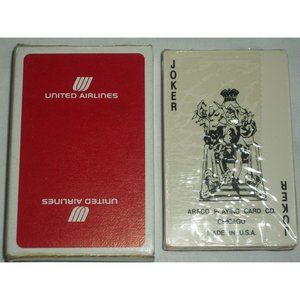United Airlines Red Logo Playing Cards Game Deck Sealed Arrco Co Chicago